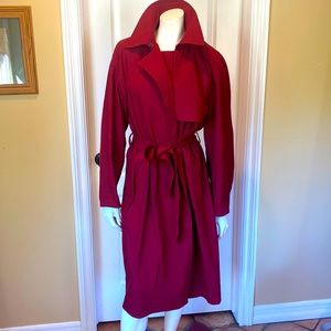 A.L.C. Burgundy Trench Coat